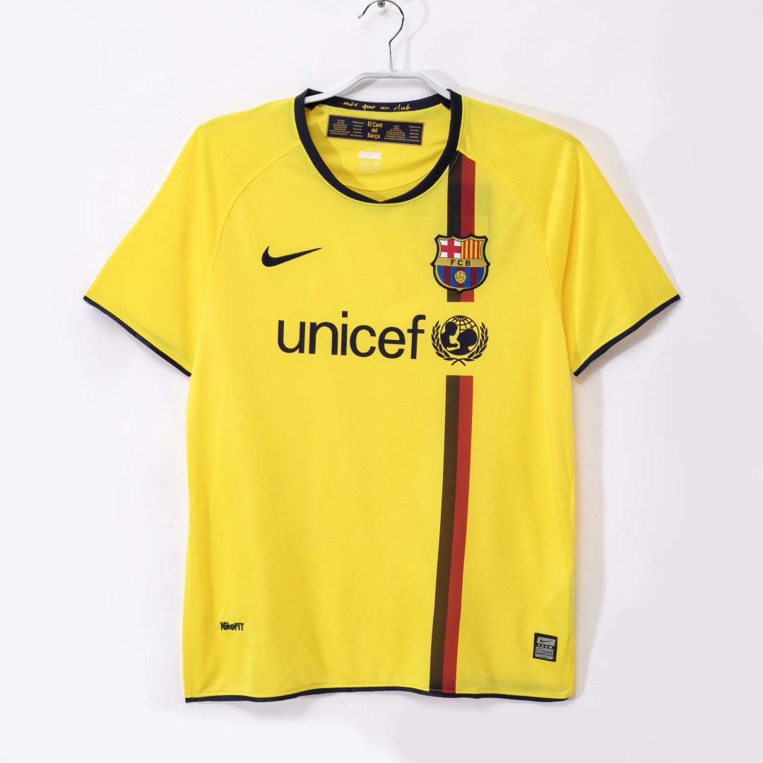 2008-2009 Maillot Barcelone Extérieur Rétro