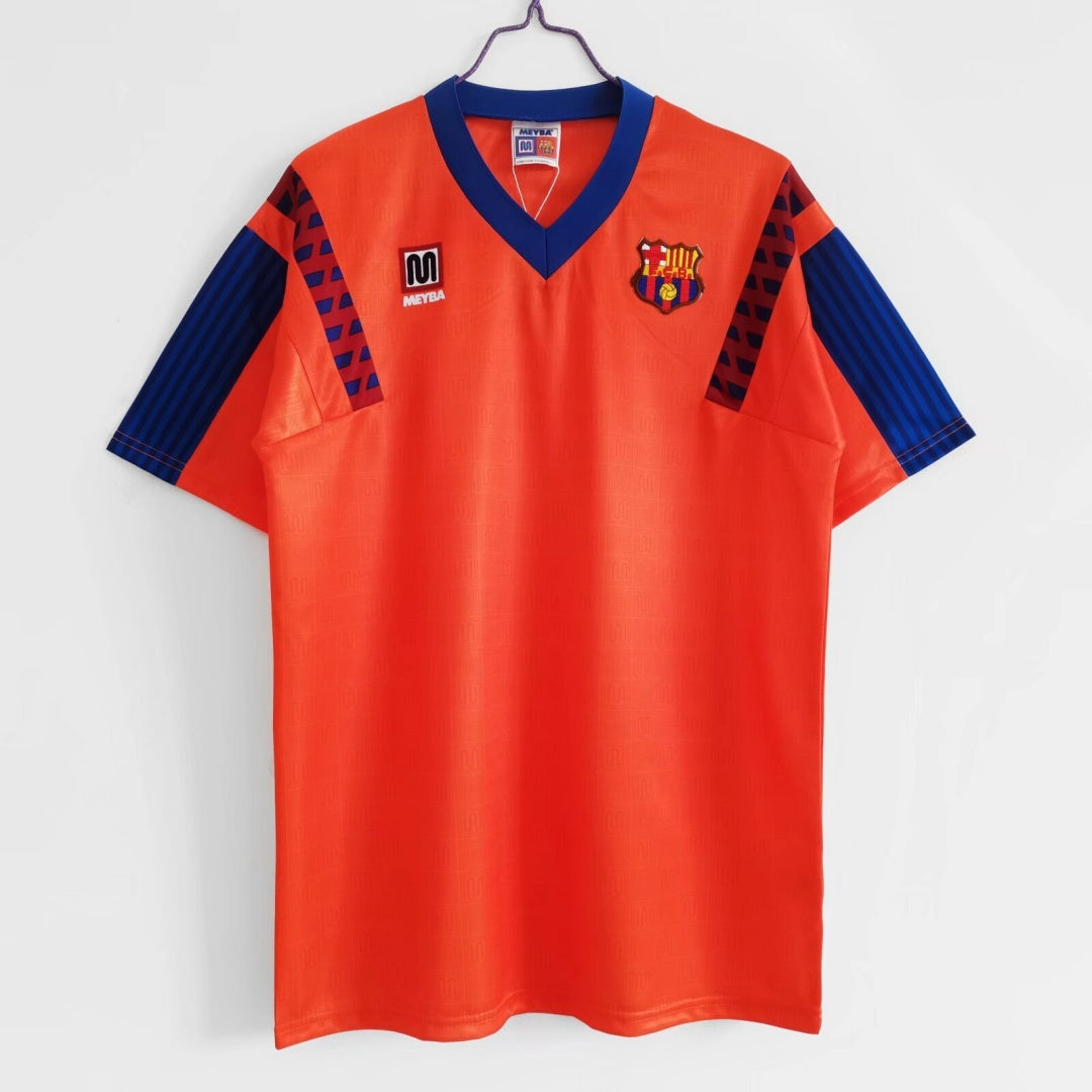 1991-1992 Maillot Barcelone Extérieur Rétro