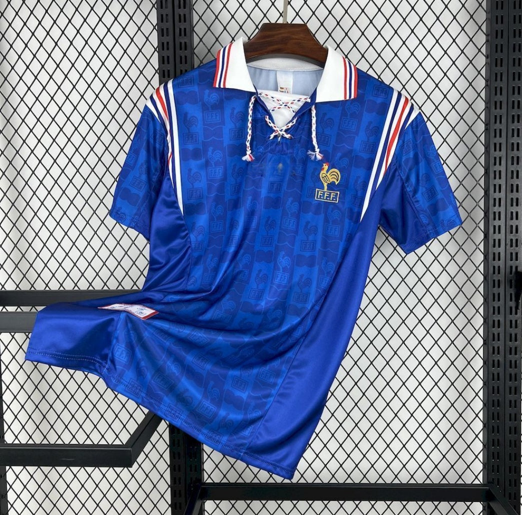 1996 Maillot Retro France Domicile