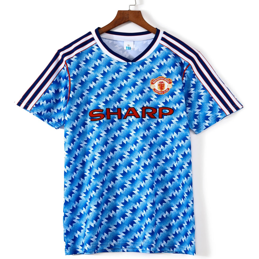 1990-1992 Maillot Manchester United Extérieur Retro