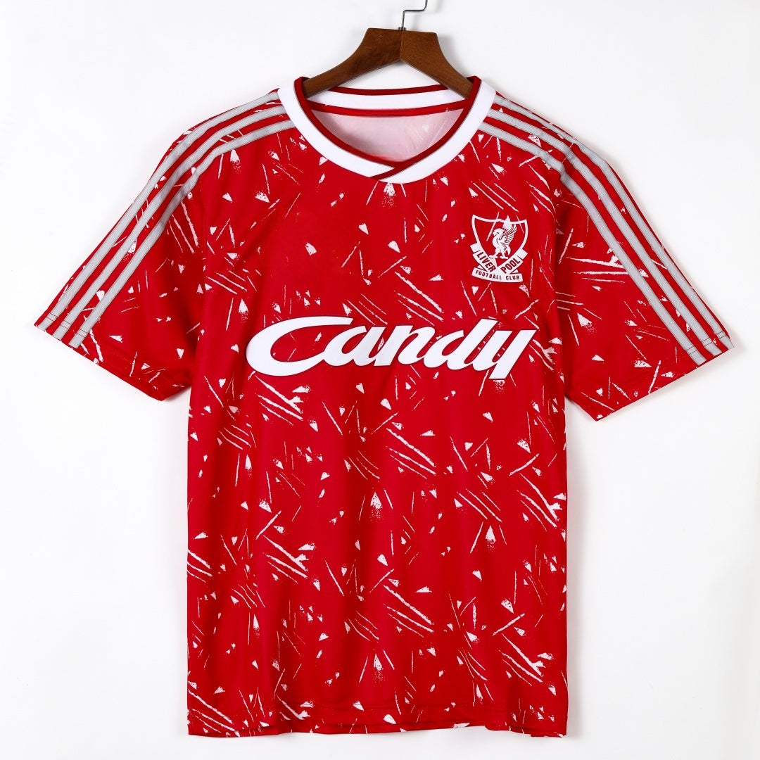 1989-1991 Maillot Liverpool  Domicile  Retro