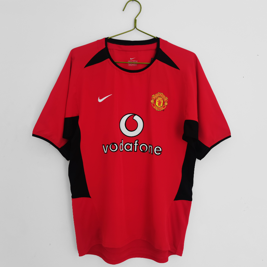 2002-2004 Manchester United Domicile maillot Retro