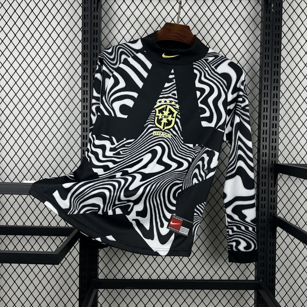Maillot 25/26 Brésil goalkeeper Manches Longues