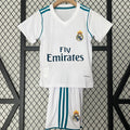 2017-2018 Ensemble Enfant Real Madrid Domicile Rétro