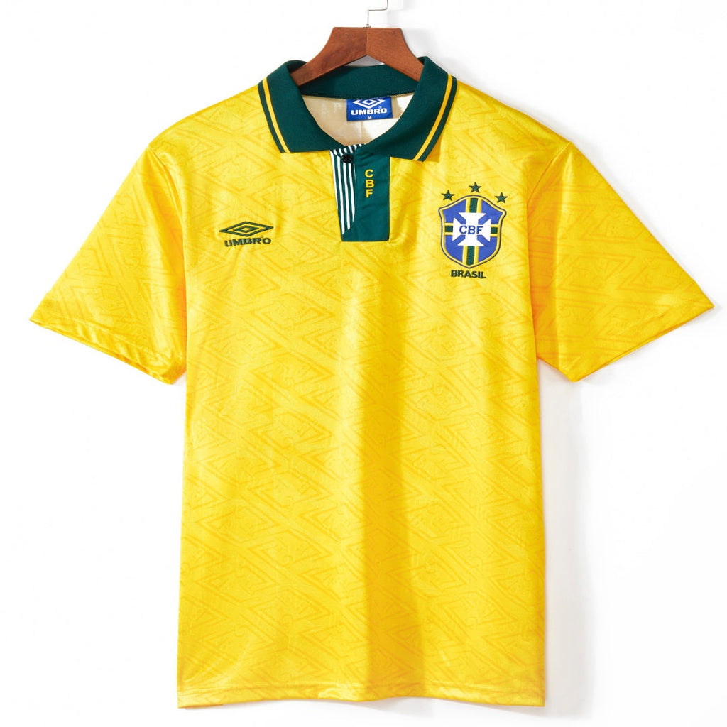 1993-1994 Maillot Brésil Domicile Rétro