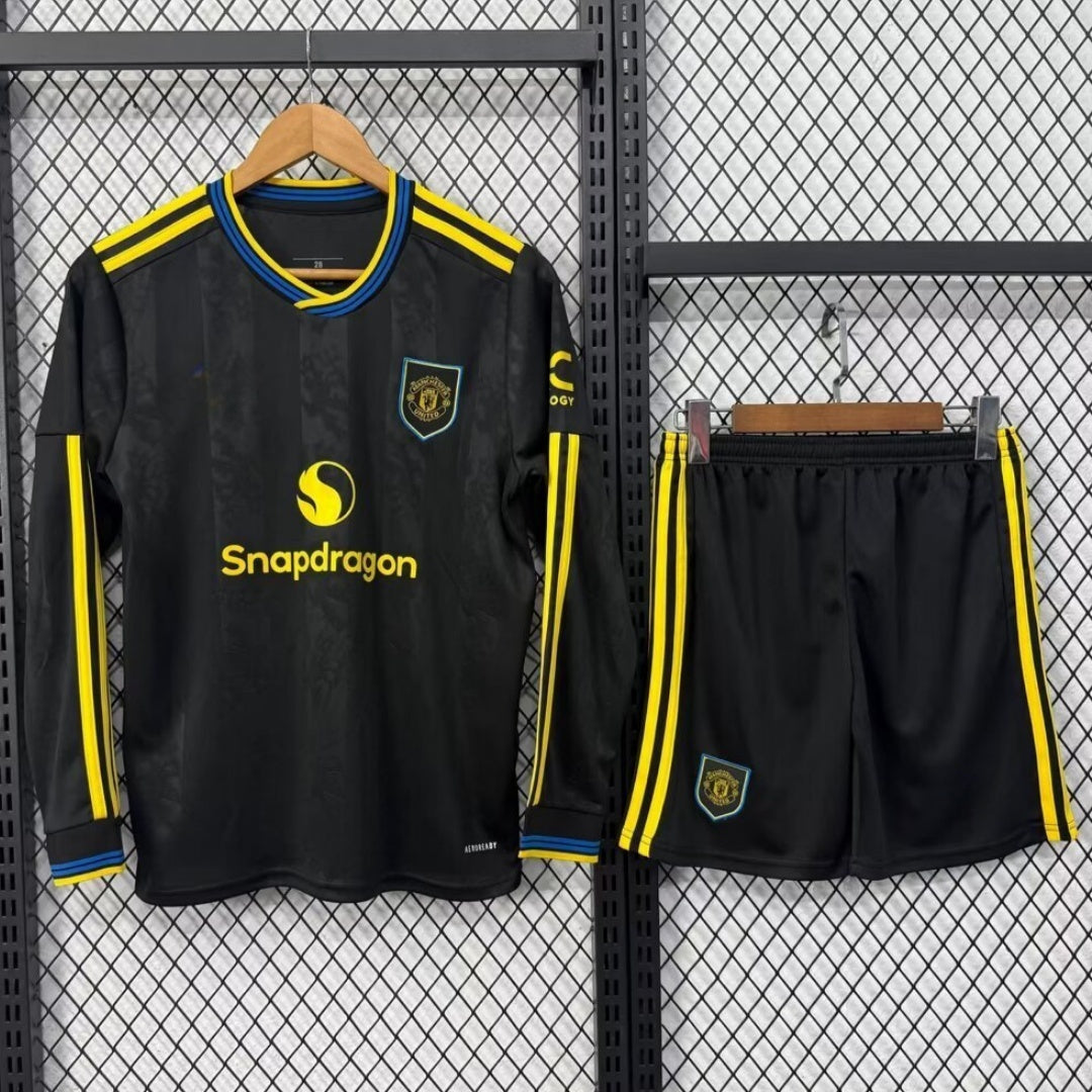 Ensemble 25/26 Manchester United Third Adult  Manches Longues