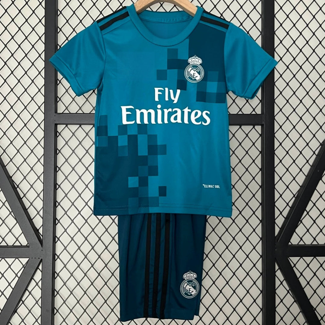 2017-20018 Ensemble Enfant  Real Madrid Third Rétro
